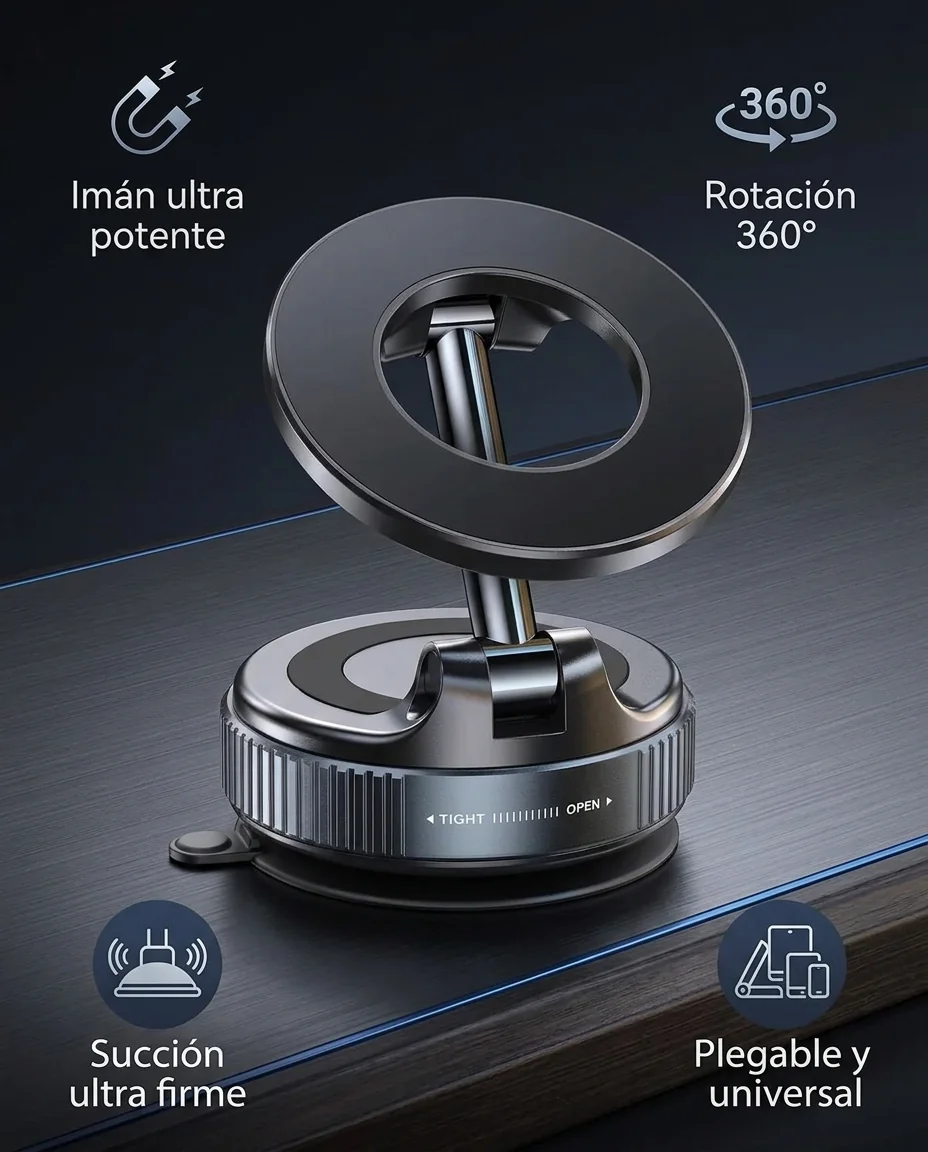 Beneficios del soporte magnético para carro