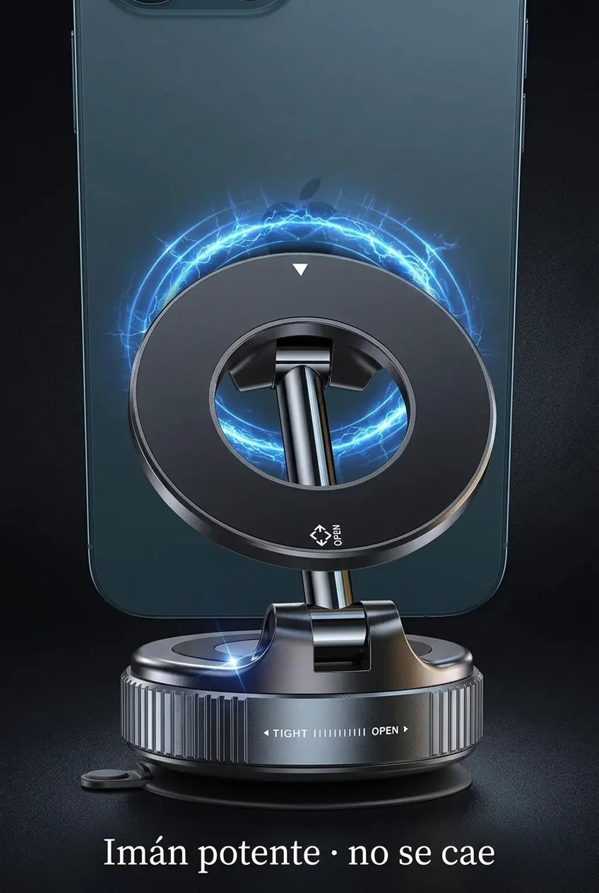 Soporte magnético con rotación 360 grados